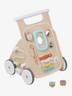 Spielzeug-Erstes Spielzeug-Schaukeltiere, Lauflernwagen-Activity-Lauflernwagen mit Instrumenten, Holz FSC®