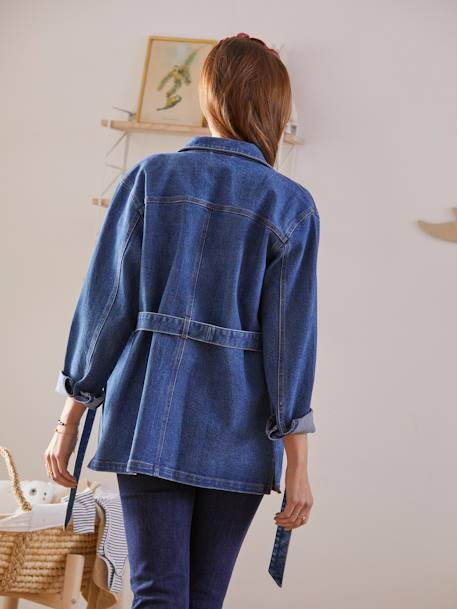 Jeansjacke, Tragejacke für Schwangerschaft & Stillzeit Denim 
