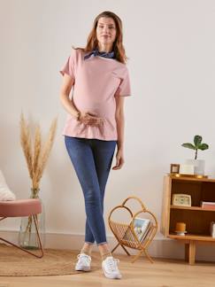 Umstandsmode-Jeans-7/8 Slim-Fit-Jeans für die Schwangerschaft