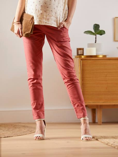 Umstands-Chinohose rot 