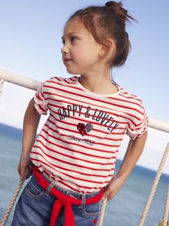 Fille-T-shirt, sous-pull-Tee-shirt fille fantaisie manches courtes
