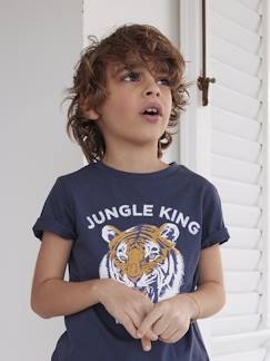 Garçon-T-shirt motif crayonné garçon manches courtes