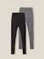 2er-Pack Umstands-Leggings schwarz+grau 
