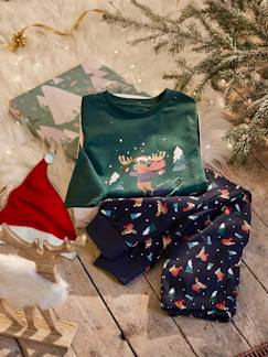 Junge-Pyjama, Overall-Jungen Weihnachts-Geschenkset Schlafanzug & Mütze