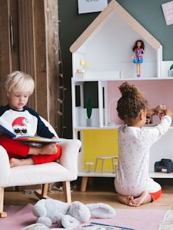 Spielzeug-Nachahmungsspiele-Haushalt, Atelier und Berufe-Puppenhaus aus Holz für Modepuppen