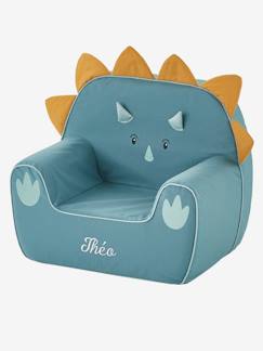 Zimmer und Aufbewahrung-Zimmer-Stuhl, Hocker, Sessel-Sessel-Sessel in Dino-Form, Triceratops, personalisierbar