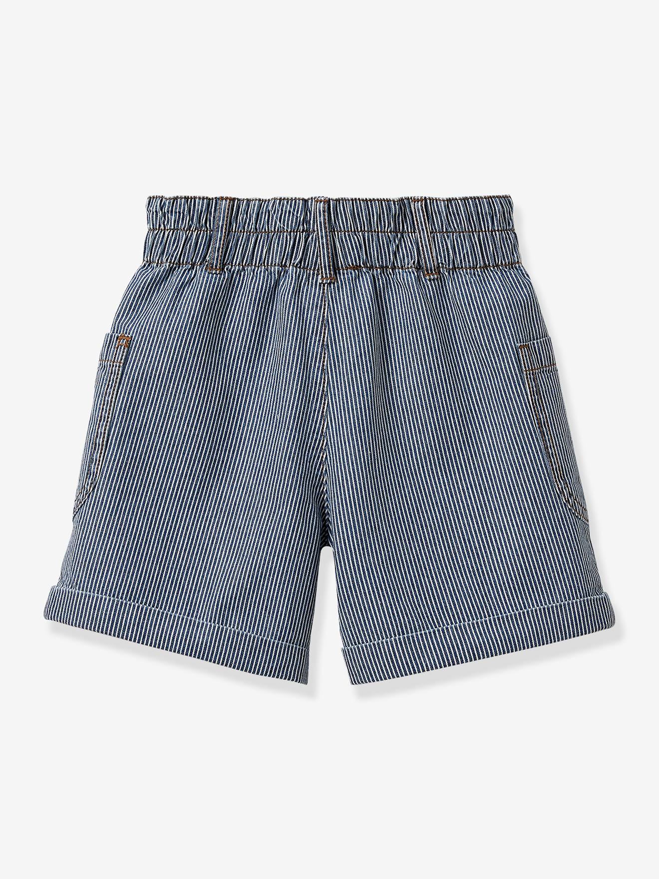 Short Fille en jean CYRILLUS ray bleu Fille