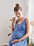 Trägerkleid für Schwangerschaft & Stillzeit, Musselin blau+grün 