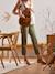 Pantalon chino de grossesse en coton stretch kaki 