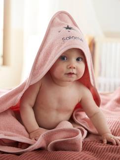 Ausflug in die Natur-Baby Kapuzenbadetuch & Waschhandschuh, personalisierbar