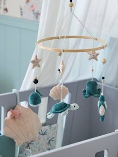 Zimmer und Aufbewahrung-Zimmer-Kinderbett, Babybett-Accessoires-Musikmobile „Ocean“