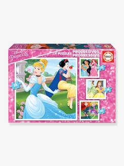 Jouet-Jeux éducatifs-Puzzles-4 Puzzles Progressifs Disney Princesses - EDUCA