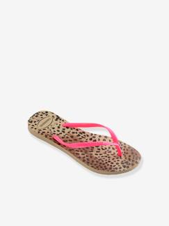 Schuhe-Mädchenschuhe 23-38-Sandalen-Mädchen Zehentrenner - Flip Flops Slim Animal Sand HAVAIANAS