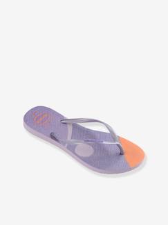 Schuhe-Mädchenschuhe 23-38-Sandalen-Zehensandalen - Flip Flops Slim Palette Glow HAVAIANAS
