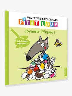 Spielzeug-Bücher (französisch)-P'tit Loup - Malbuch AUZOU