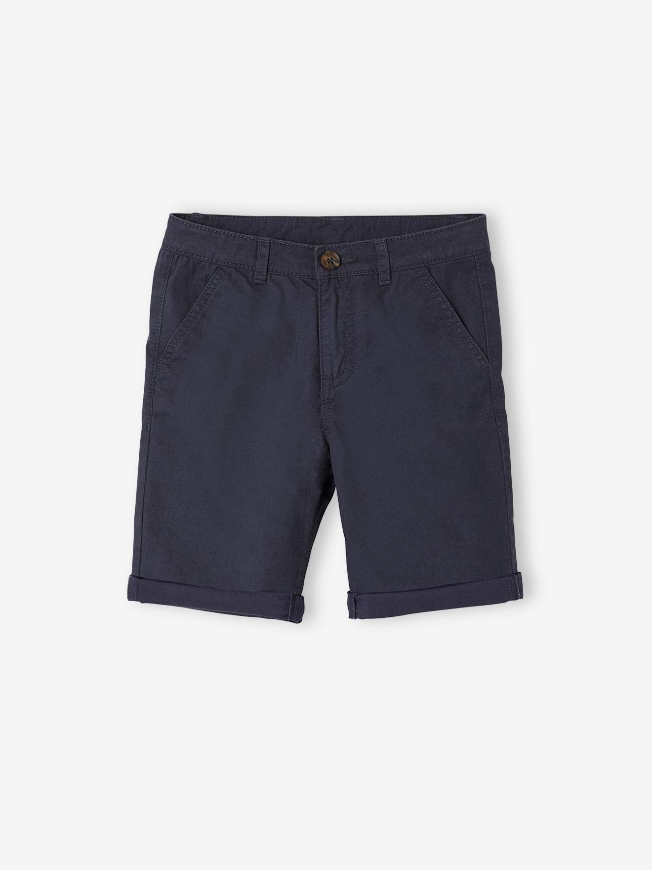 Vertbaudet Jungen Sport-Shorts Aus Funktionsmaterial - Mit Reflektierender Ziffer, Dehnbarem Bund Und Seitentaschen