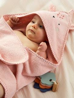 Le bain-Cape de bain bébé à capuche brodée animaux