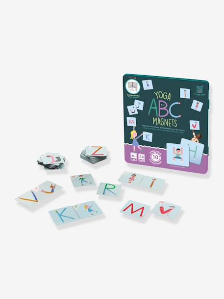 Kinder Buchstaben-Magnete „ABC Yoga Magnets“ BUKI blau 
