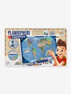 Spielzeug-Lernspiele-Magnetische Weltkarte- BUKI