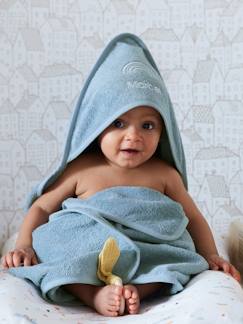 Baby-Badecape, Bademantel-Baby Kapuzenbadetuch & Waschhandschuh, personalisierbar