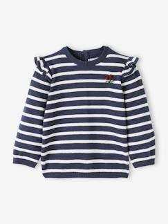 Baby-Pullover, Strickjacke, Sweatshirt-Pullover-Babypullover mit Volants