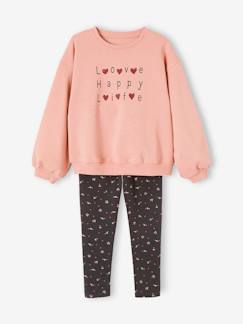 Mädchen-Pullover, Strickjacke, Sweatshirt-Mädchen Set: Sweatshirt & Leggings