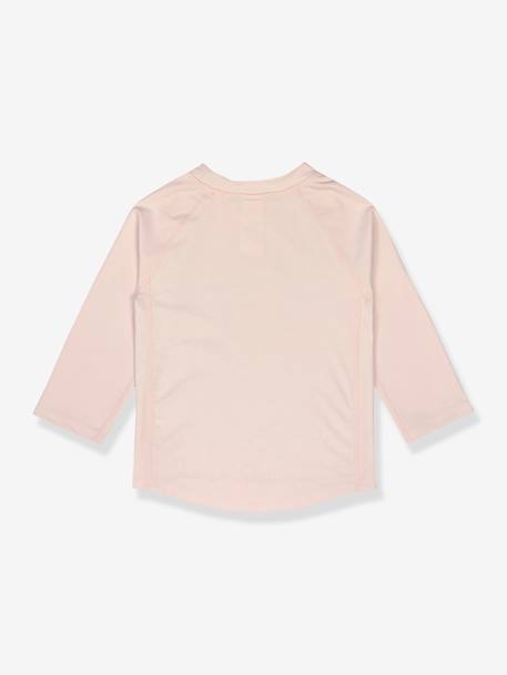 T-shirt anti-UV manches longues LÄSSIG gris imprimé+rose poudré 
