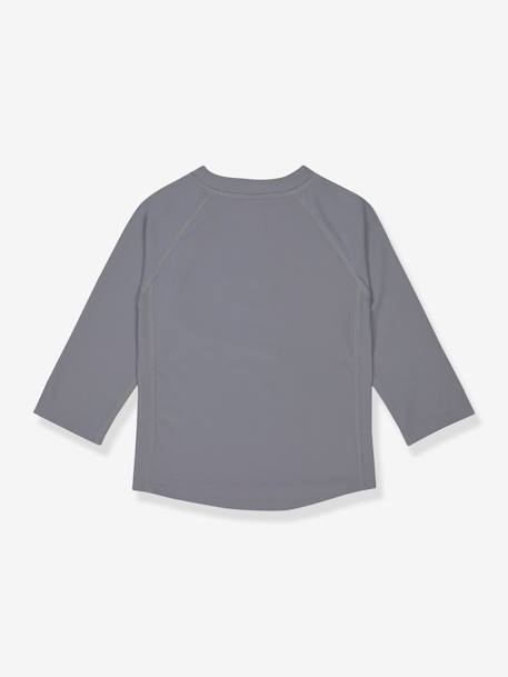 T-shirt anti-UV manches longues LÄSSIG gris imprimé+olive+rose poudré 