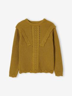 Mädchen-Pullover, Strickjacke, Sweatshirt-Mädchen Pullover mit Volants