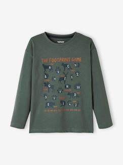 Nouvelle Collection-Garçon-T-shirt motif animaux garçon en pur coton bio
