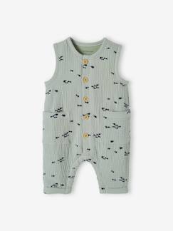 Baby-Latzhose, Overall-Baby Overall, Musselin