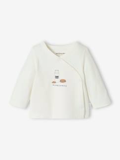 Baby-T-Shirt, Unterziehpulli-Wickeljacke für Neugeborene