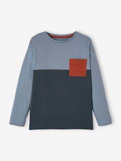 Nouvelle Collection-Tee-shirt colorblock garçon