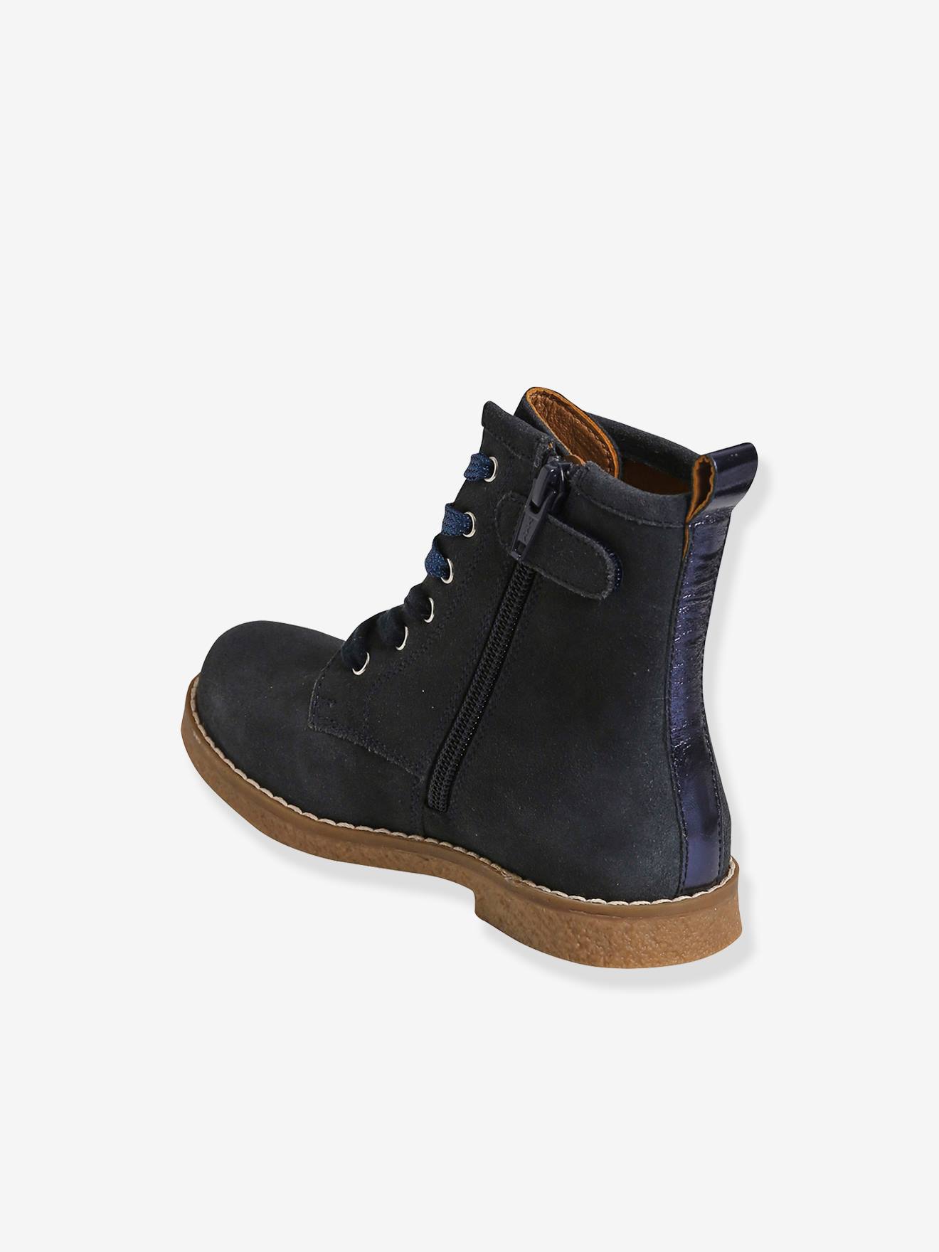 Bottines bleu 2025 marine fille