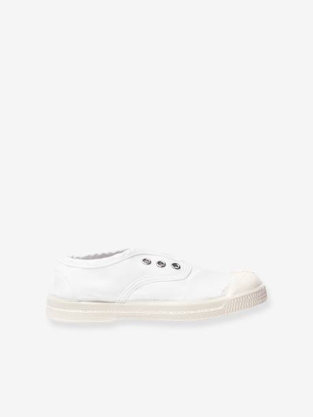 Kinder Stoffschuhe mit Gummizug ,,Elly' BENSIMON® Oeko-Tex® beige+jeansblau+khaki+marine+weiss 