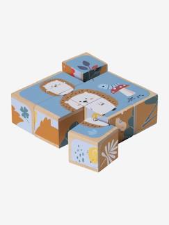 Jouet-Jeux éducatifs-Puzzles-Puzzle cubes animaux en bois FSC®