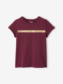 Sport Outfit-Mädchen Sport-T-Shirt mit Glanzstreifen