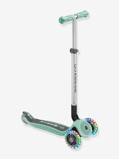 Spielzeug-Spiele für Draussen-Dreirad, Laufrad, Roller-Zusammenlegbarer 3-Rad-Roller Primo Premium Lights GLOBBER