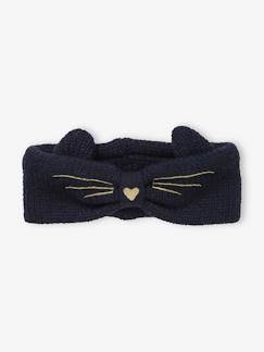 Mädchen-Accessoires-Mütze, Schal, Handschuhe-Haarband „Katze“