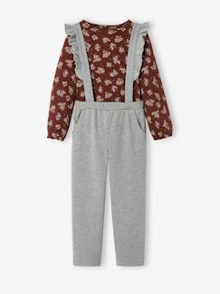 Mädchen-Set-Mädchen Set: Shirt & Trägerhose