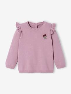 Baby-Pullover, Strickjacke, Sweatshirt-Babypullover mit Volants