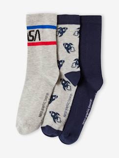 Junge-Unterwäsche-Socken-3er-Pack Jungen Socken NASA Oeko-Tex®