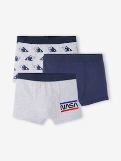 Junge-Unterwäsche-3er-Pack Jungen Boxershorts NASA Oeko-Tex