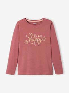 Mädchen-T-Shirt, Unterziehpulli-Mädchen Shirt mit Messageprint