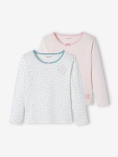 Mädchen-Unterwäsche-Unterhemd-2er-Pack Mädchen Shirts, Herzen