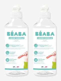 Puériculture-Repas-Lot de 2 bouteilles de liquide vaisselle (500 ml) BEABA