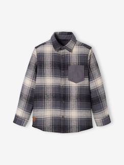 Garçon-Chemise-Chemise à carreaux esprit flanelle garçon