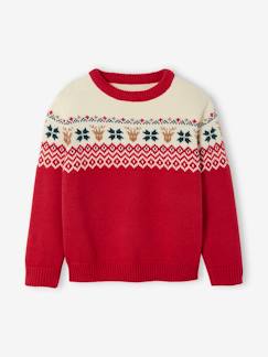 Garçon-Pull, gilet, sweat-Pull-Pull de Noël enfant capsule famille motifs jacquard
