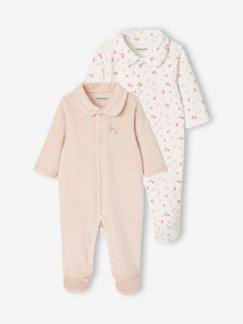 Baby-Strampler, Pyjama, Overall-2er-Pack Mädchen Baby Strampler, Oeko-Tex®