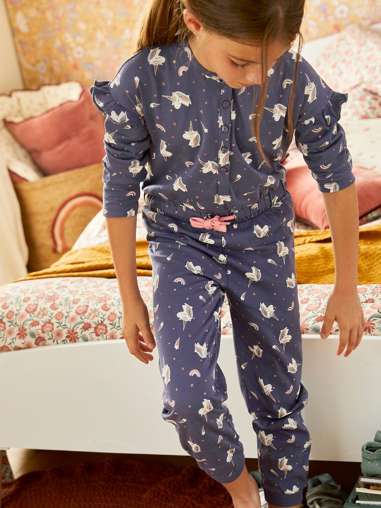 Acheter Pyjama licorne pour enfants, garçons et filles, vêtements